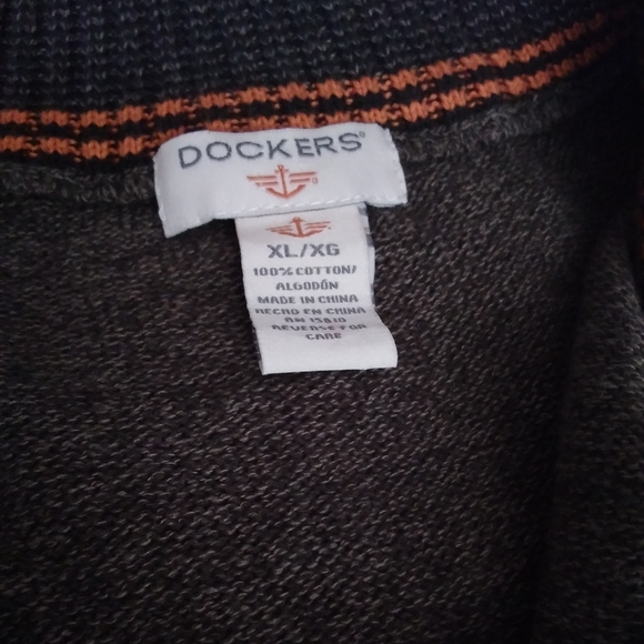 Dockers Cotton Knit Zip Up Sweater - Picture 5 of 5